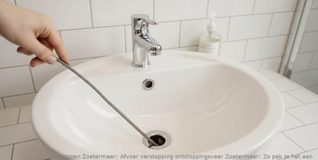 Afvoer verstopping ontstoppingsveer Zoetermeer: Zo pak je het aan