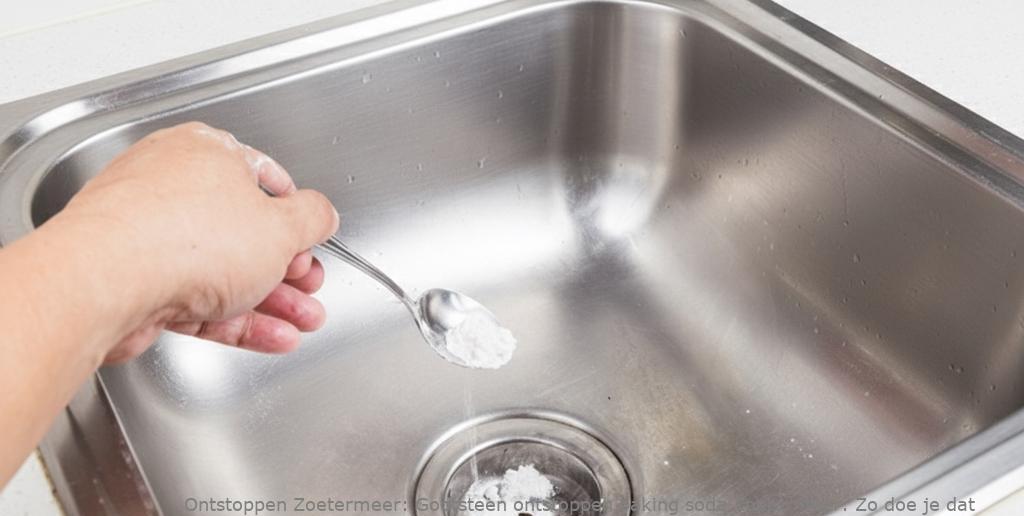 Gootsteen ontstoppen baking soda Zoetermeer: Zo doe je dat