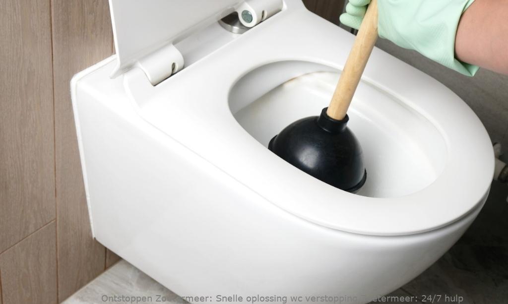 Snelle oplossing wc verstopping Zoetermeer: 24/7 hulp